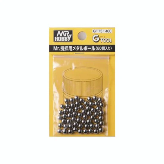 GSI Creos GT73 Mr Metal Balls for Mixing Paints (60pcs) - Hobby & Model Paints