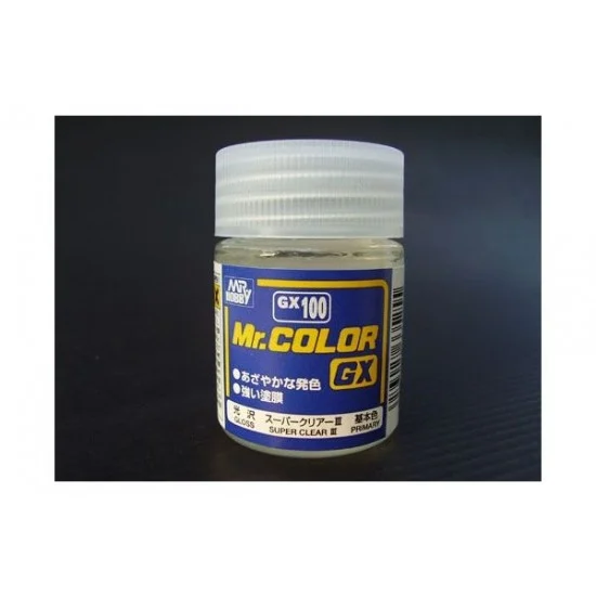 GSI Creos GX100 Mr Color Lacquer - Gloss Super Clear III (18ml)