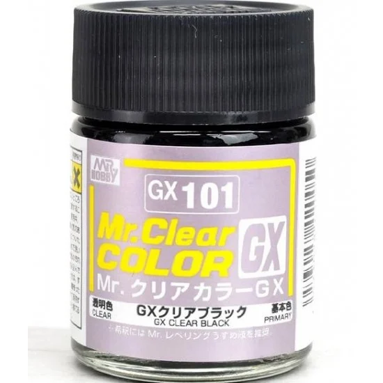 GSI Creos GX101 Mr Clear Colour - Deep Clear Black (18ml)