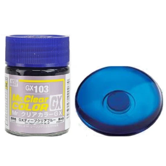GSI Creos GX103 Mr Clear Colour - Deep Clear Blue (18ml)