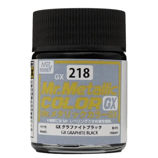 GSI Creos GX218 Mr Metallic Colour - GX Graphite Black (18ml)