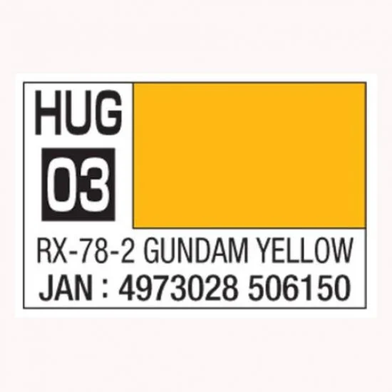 GSI Creos HUG03 Gundam Water-based Color #RX-78-2 Yellow 10ml