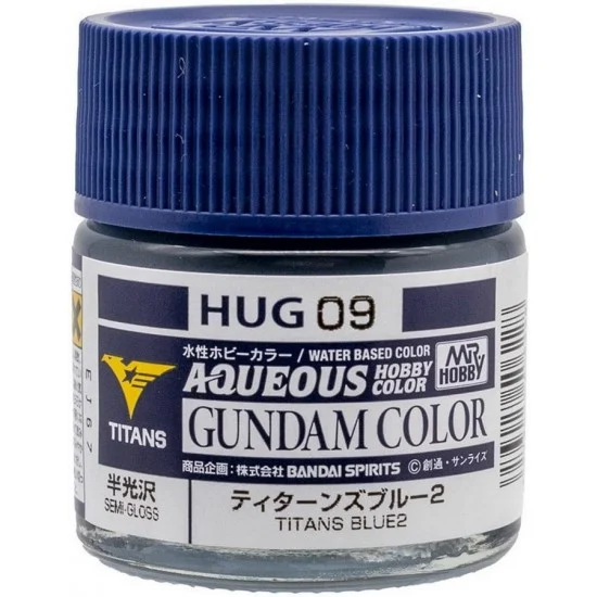 GSI Creos HUG09 Gundam Water-based Color - Titans Blue 2 (10ml)