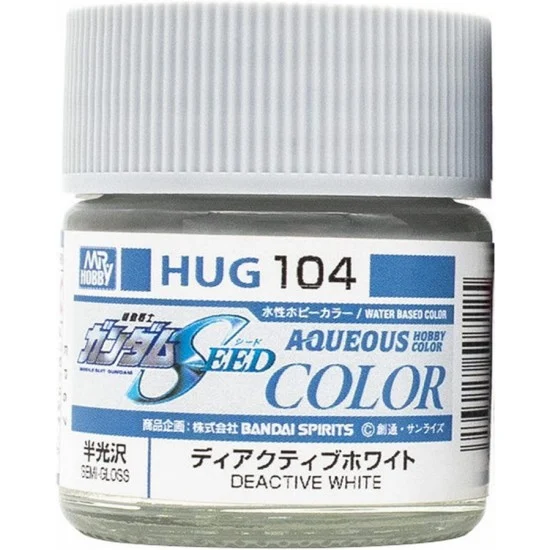 GSI Creos HUG104 Aqueous Colour - Gundam SEED #Deactive White (10ml)