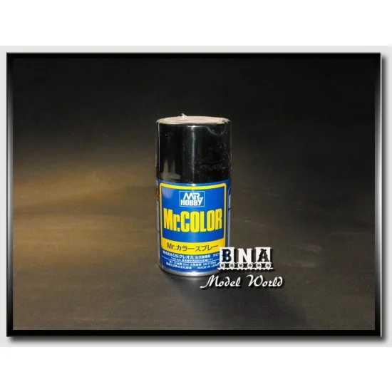 GSI Creos J002 Mr Color Spray Paint - Gloss Black (100ml)