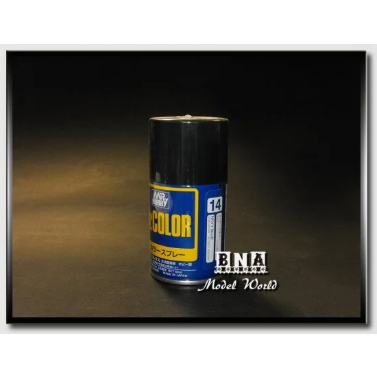GSI Creos J014 Mr Color Spray Paint - Semi-Gloss Navy Blue (100ml)
