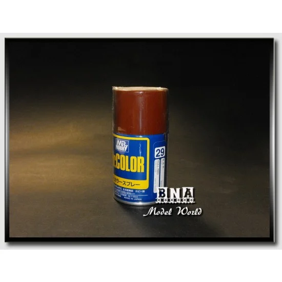 GSI Creos J029 Mr Color Spray Paint - Semi-Gloss Hull Red (100ml)