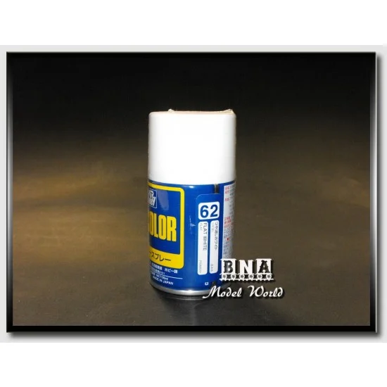 GSI Creos J062 Mr Color Spray Paint - Flat White (100ml)