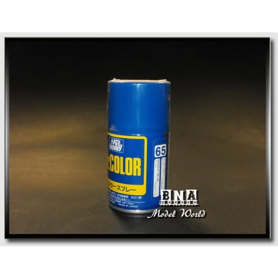 GSI Creos J065 Mr Color Spray Paint - Gloss Bright Blue (100ml)
