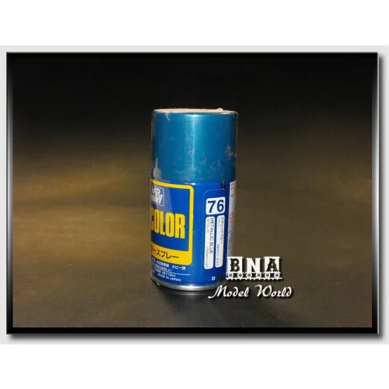 GSI Creos J076 Mr Color Spray Paint - Metallic Blue (100ml)