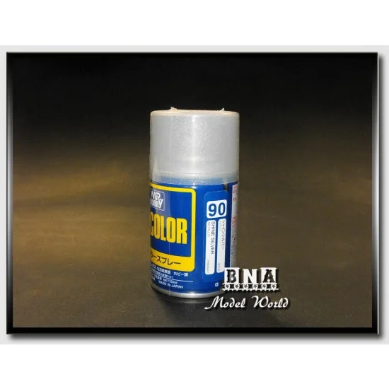 GSI Creos J090 Mr Color Spray Paint - Metallic Shine Silver (100ml)