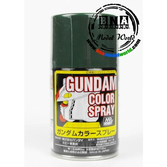 GSI Creos JG06 Gundam Colour Spray Paint - Semi Gloss Green (1) 100ml
