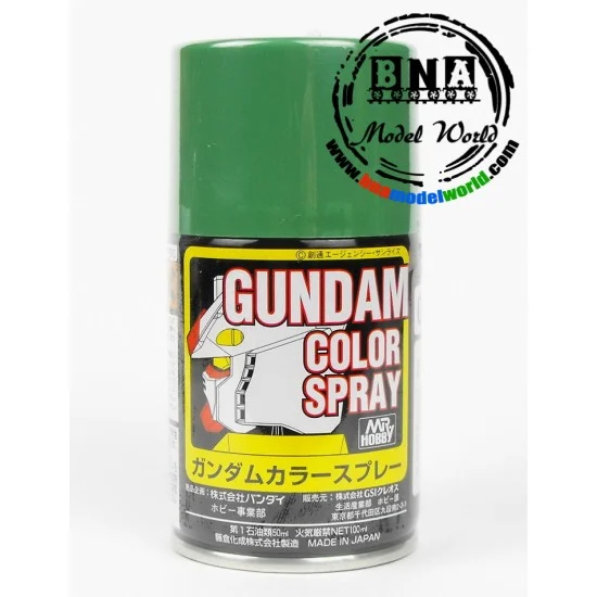 GSI Creos JG07 Gundam Colour Spray Paint - Semi Gloss Green (2) 100ml