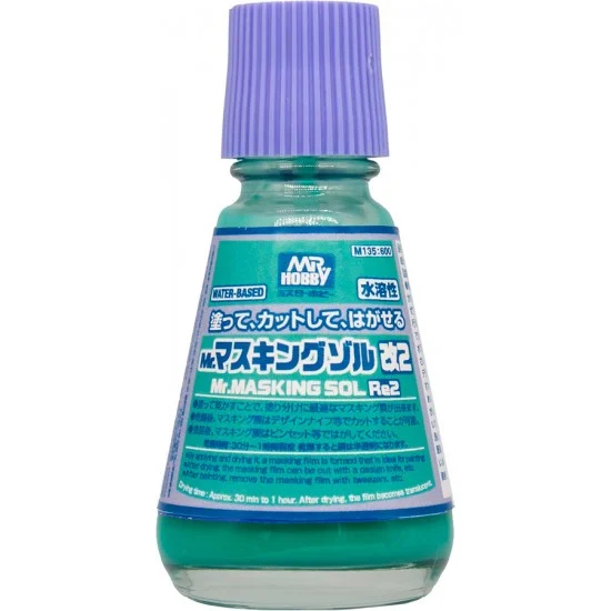 GSI Creos M135 Mr. Masking Sol Re2 (Masking Liquid) 20ml - Hobby & Model Paints