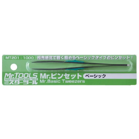 GSI Creos MT201 Mr Straight Precision Tweezers - Hobby Tools & Supplies