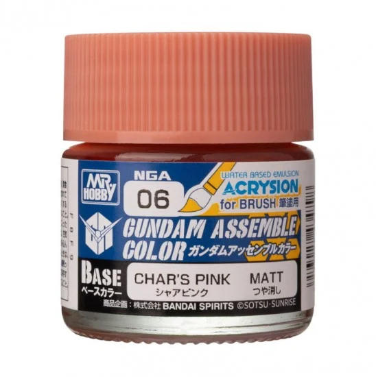 GSI Creos NGA06 Gundam Assemble Colour - Char's Pink (10ml, matt)