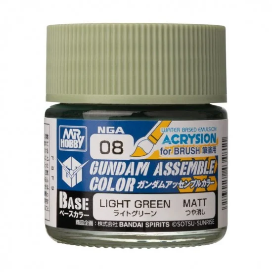 GSI Creos NGA08 Gundam Assemble Colour - Light Green (10ml, matt)
