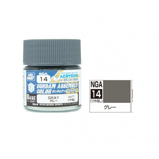 GSI Creos NGA14 Gundam Assemble Colour - Grey (10ml, matt)