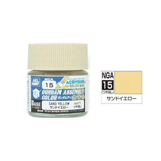 GSI Creos NGA15 Gundam Assemble Colour - Sand Yell (10ml, matt)