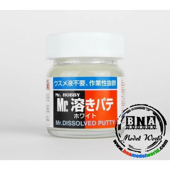 GSI Creos P119 Mr Dissolved Putty 40ml - Hobby Tools & Supplies