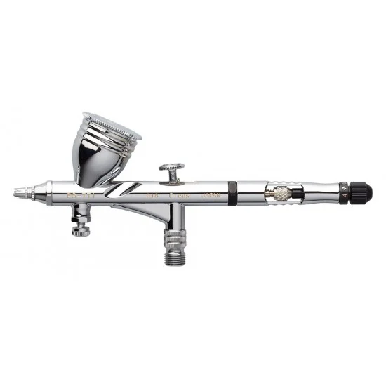 GSI Creos PS771 Mr Air Brush Custom Grade 018 Double Action Airbrush (0.18mm Nozzle, 10cc gravity cup) - Hobby & Model Paints
