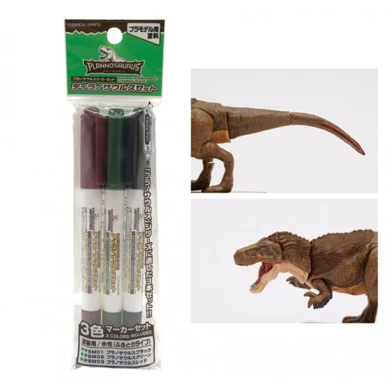 GSI Creos PSMS01 Planosaurus Marker Set #1 - Tyrannosaurus (3 colours)
