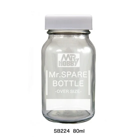 GSI Creos SB224 Mr Spare Bottle / Mixing Jar 80ml - Hobby & Model Paints
