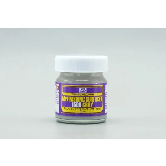 GSI Creos SF289 Mr Finishing Surfacer #1500 Gray 40ml - Hobby & Model Paints