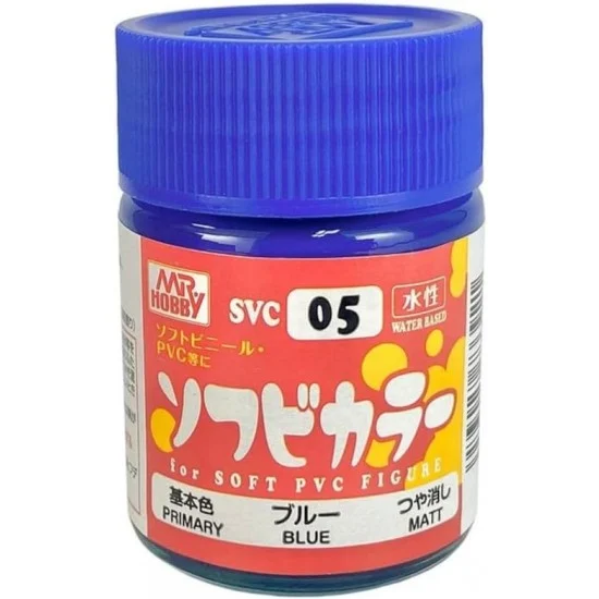 GSI Creos SVC05 Soft PVC Figure Colour - Primary Matt Blue (18ml)