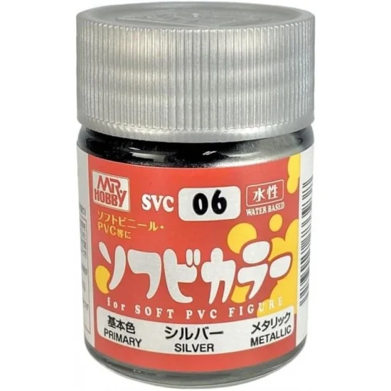 GSI Creos SVC06 Soft PVC Figure Colour - Primary Metallic Silver (18ml)