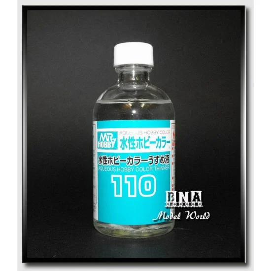 GSI Creos T110 Mr Aqueous Hobby Colour Thinner 110ml - Hobby & Model Paints