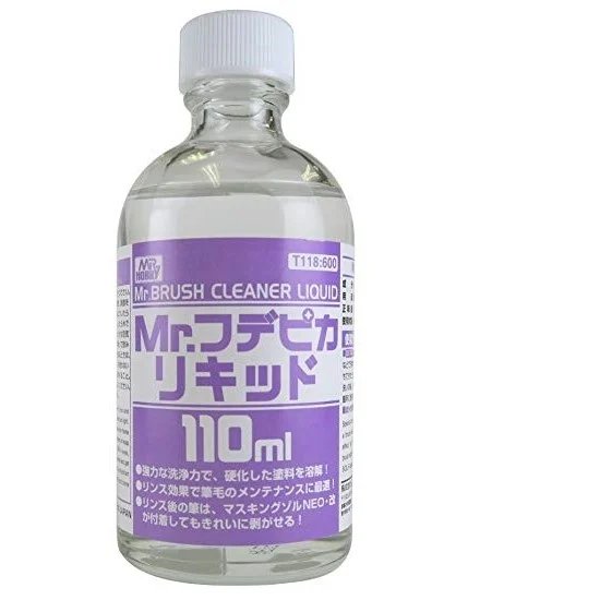 GSI Creos T118 Finishing Materials - Mr Brush Cleaner Liquid (110ml, brush cleaning liquid)