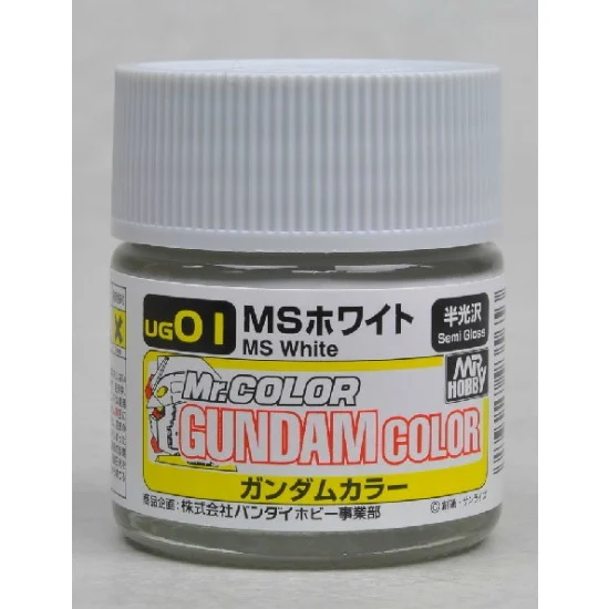 GSI Creos UG001 Mr Color Gundam Colour - Semi-Gloss MS White (10ml)