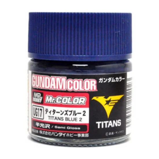 GSI Creos UG017 Mr Color Gundam Colour - Semi-Gloss Titans Blue 2 (10ml)