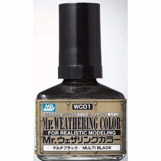 GSI Creos WC01 Mr Weathering Colour - Multi Black (40ml)