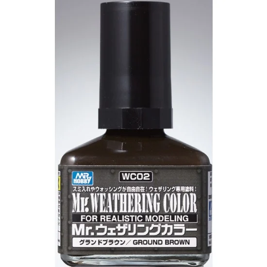 GSI Creos WC02 Mr Weathering Colour - Ground Brown (40ml)