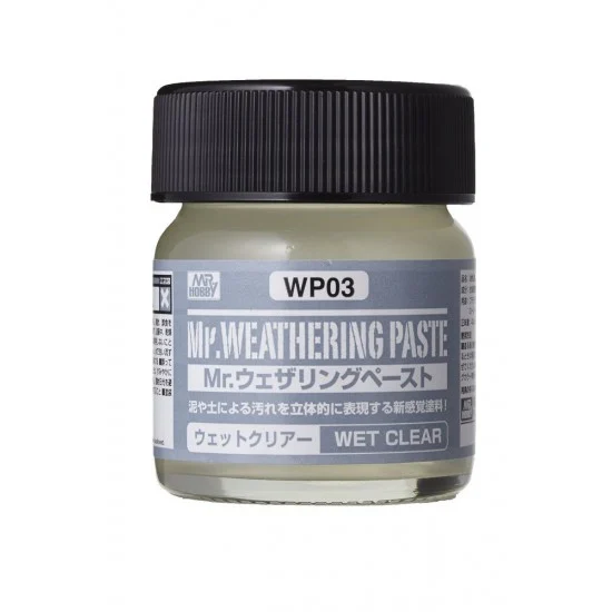 GSI Creos WP03 Mr Weathering Paste - Wet Clear (40ml)