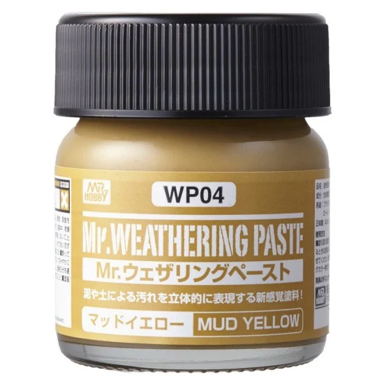 GSI Creos WP04 Mr Weathering Paste - Mud Yellow (40ml)