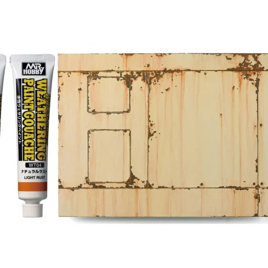 GSI Creos WT04 Water-Based Weathering Paint Gouache - Light Rust (20ml)