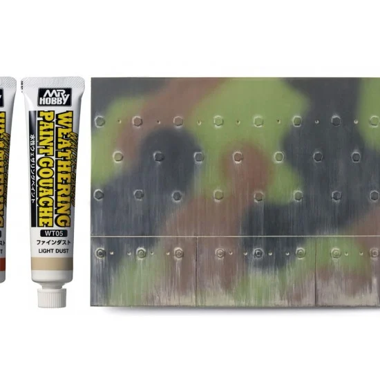 GSI Creos WT05 Water-Based Weathering Paint Gouache - Light Dust (20ml)