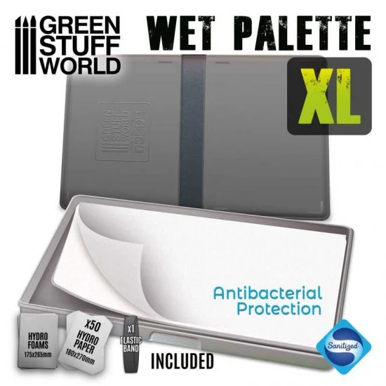 Green Stuff World 10620 Wet Palette XL for Acrylic Paints - Hobby & Model Paints