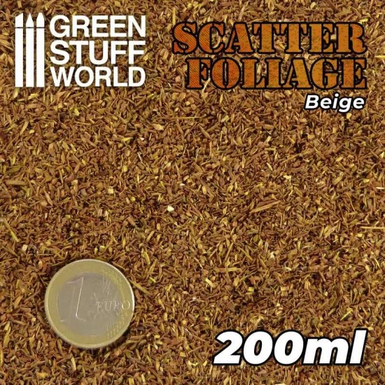 Green Stuff World 11178 Scatter Ground Foliage #Beige (200ml) - Scenics & Diorama