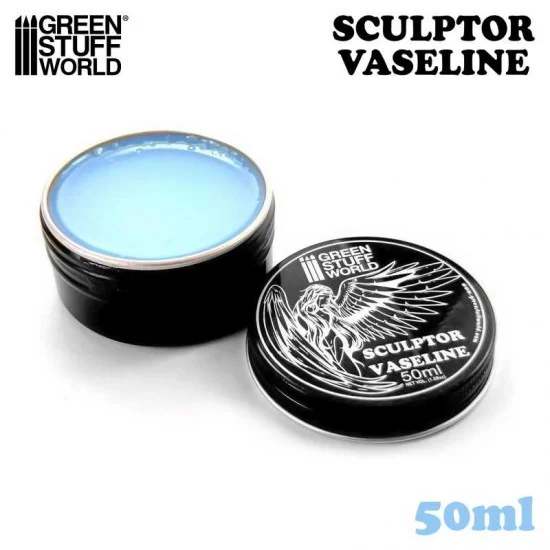 Green Stuff World 1302 Sculptor Vaseline 50ml for Sculpting and Modeling - Hobby Tools & Supplies