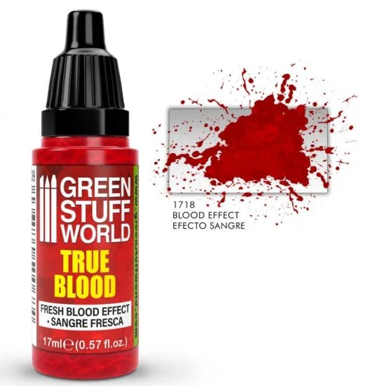 Green Stuff World 1718 Glossy Acrylic Paint for Fresh Blood Effect - True Blood (17ml)