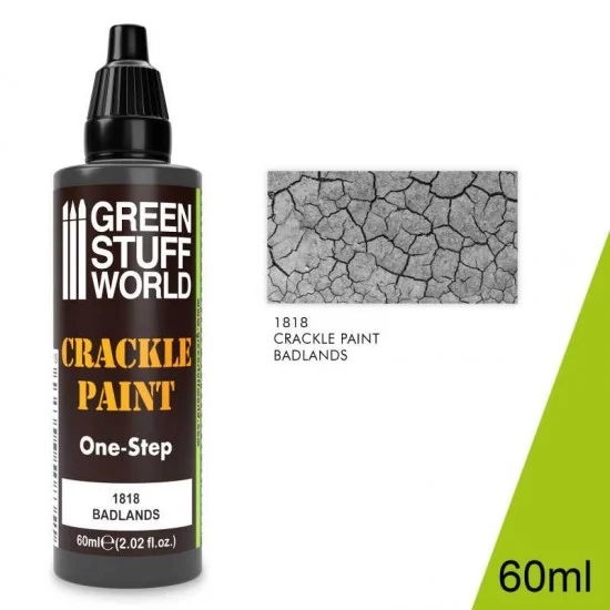Green Stuff World 1818 Acrylic Crackle Paint - Badlands (60ml, water-based)