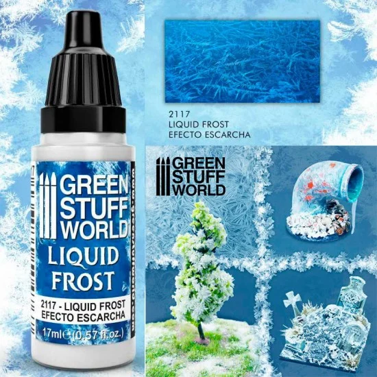 Green Stuff World 2117 Liquid Frost - Frost-like Appearance (17ml, acrylic resin and saline solution)