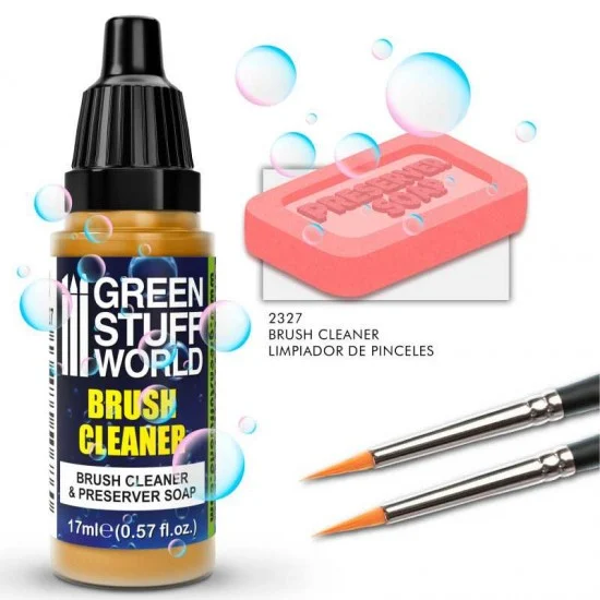 Green Stuff World 2327 Brush Soap - Cleaner and Preserver (17ml / 0.57 fl.oz)