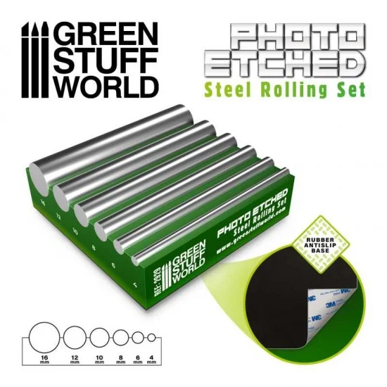 Green Stuff World 2929 Photo Etched Rolling Set (Bender) - Hobby Tools & Supplies