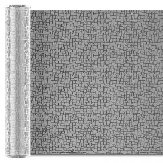 Green Stuff World 2950 Putty/Clay Textured Rolling Pin #Flagstone 15mm (Pattern Size: 1-4 mm, 1/144 1/100 1/72)