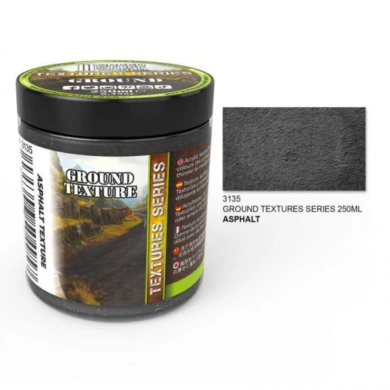 Green Stuff World 3135 Ground Texture for Soil and Asphalt Effects - Asphalt (acrylic Paste 250ml)